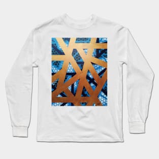 Rhapsody in Blue and Gold Long Sleeve T-Shirt
